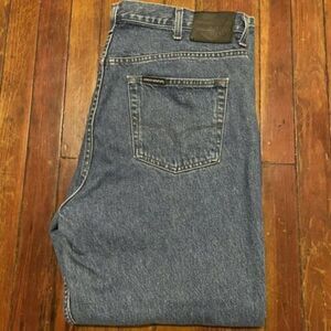 Harley Davidson Mens Regular Fit Medium Wash Comfort Straight Leg Jeans 41 X 30